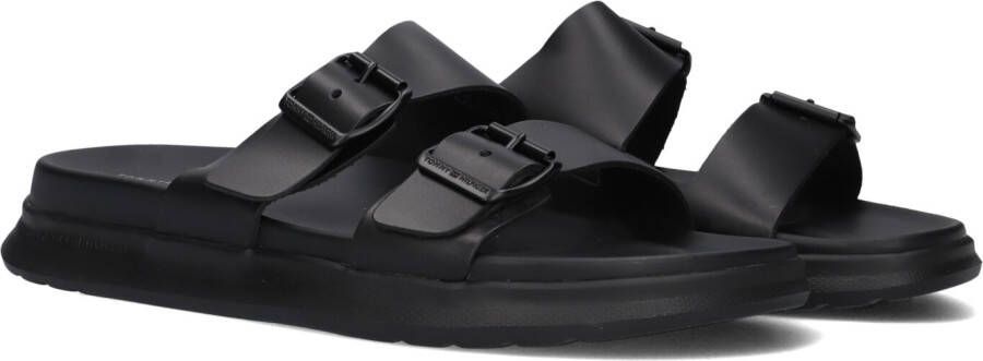 Tommy Hilfiger Heren Gesp Slippers D Dichtheid Black Heren