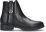 Tommy Hilfiger Hardware On Belt Flat Boot FW0FW05967 BDS Vrouwen Zwart Chelsea laarzen - Thumbnail 1