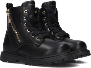 Tommy Hilfiger Zwarte Veterboots 33008