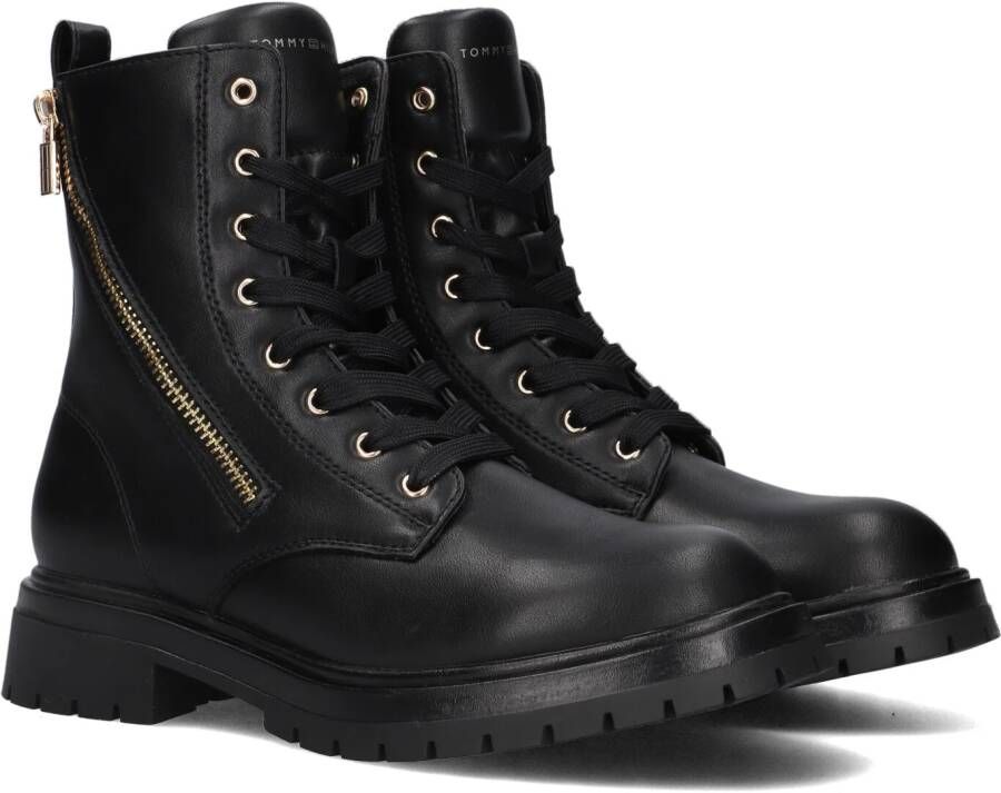 Tommy Hilfiger Ashlyn veterboots zwart Meisjes Imitatieleer 35