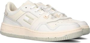 TOMMY JEANS Retro Baskt Lc Susta Lage sneakers Leren Sneaker Dames Beige