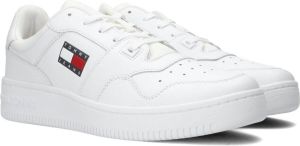 Tommy Hilfiger Retro Sneaker Tommy Jeans Retro Basket Lage sneakers Leren Sneaker Wit