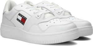 Tommy Hilfiger Retro Sneaker Tommy Jeans Retro Basket Lage sneakers Leren Sneaker Wit