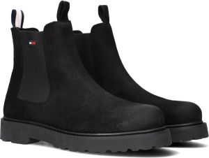 TOMMY JEANS Suede Chelsea Boot Chelsea boots Enkellaarsjes Heren Zwart
