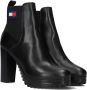 TOMMY JEANS Highheel-laarsjes TJW NEW ESS HIGH HEEL BOOT blokhak partymode enkellaarzen in smalle vorm - Thumbnail 1
