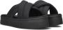 TOMMY JEANS Slippers TJW LETTERING FLATFORM SANDAL plateau zomerschoen slippers met logo-letters in het plateau - Thumbnail 1