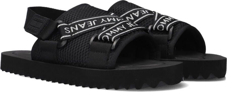 Tommy Jeans Verhoog je zomerstijl met premium sandalen Black Dames