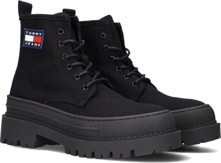 Tommy Jeans Zwarte laarzen voor dames van Tommy Hilfiger Black Dames