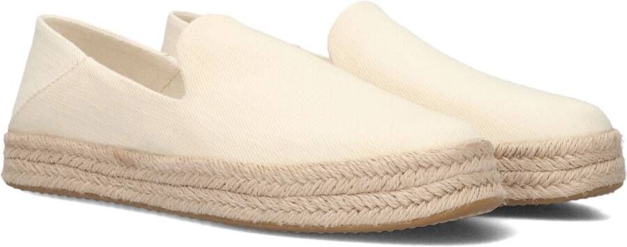 TOMS Beige Canvas Espadrilles Carolina Beige Dames