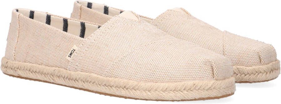 TOMS Espadrillos Classic Natural Pearlized Metallic Woven 10013508