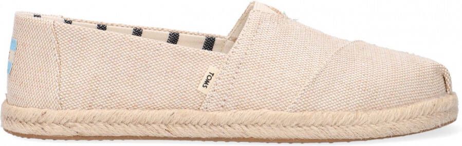 TOMS Espadrillos Classic Natural Pearlized Metallic Woven 10013508