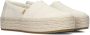 TOMS Espadrilles Dames Valencia Lurex Maat: 39 Materiaal: Textiel Kleur: Beige - Thumbnail 1