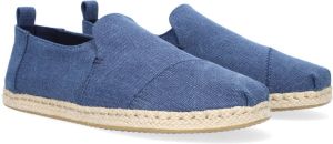 Toms Blauwe Espadrilles Deconstructed Alpargata Rope M