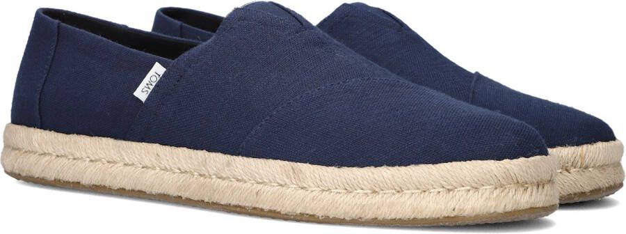 Toms Schoenen Donkerblauw Alpargata rope 2.0 loafers donkerblauw