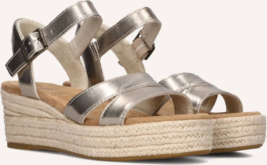 TOMS Sandalen Dames Audrey Met Maat: 41 Materiaal: Leer Kleur: Goud
