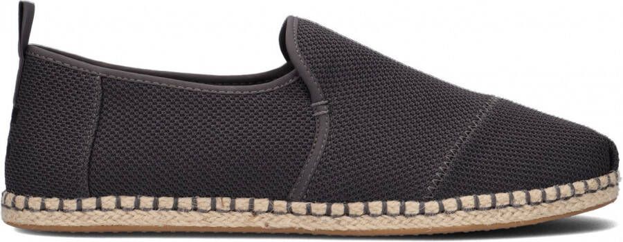 TOMS Deconstructed alpargata Grijs Polyester Espadrilles Heren