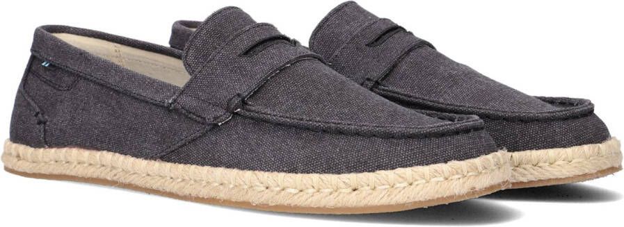 TOMS Stanford rope Zwart Canvas Espadrilles Heren