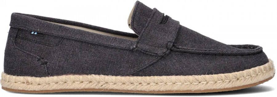 TOMS Stanford rope Zwart Canvas Espadrilles Heren