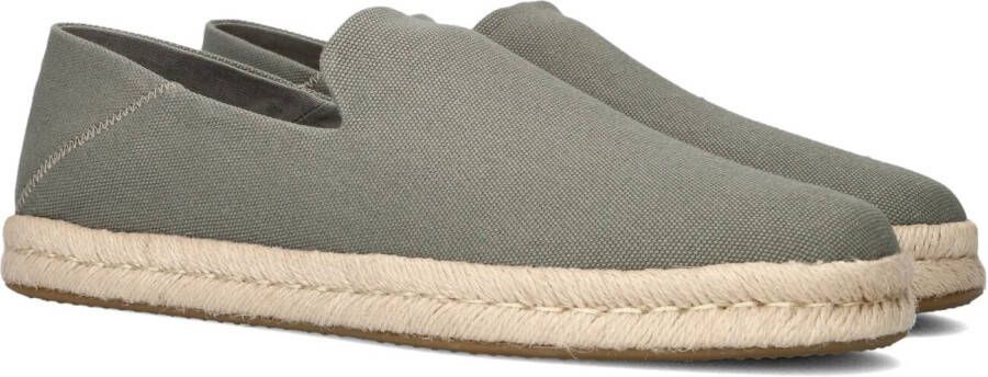 TOMS Instappers Heren Santiago Heren Maat: 39 Materiaal: Canvas Kleur: Groen