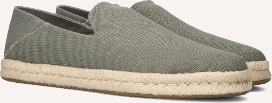 TOMS Instappers Heren Santiago Heren Maat: 44 Materiaal: Canvas Kleur: Groen