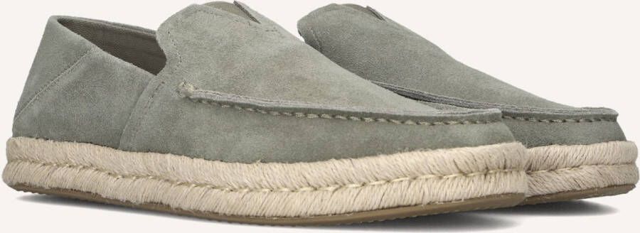 TOMS Loafers Heren Alonso Loafer Rope Maat: 46 Materiaal: Suède Kleur: Groen