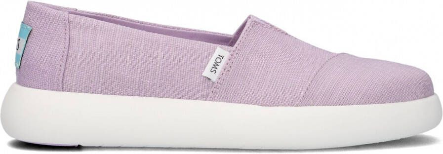 TOMS Instappers Dames Alpargata Mallow Maat: 38 5 Materiaal: Canvas Kleur: Paars