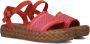 TOMS Dames Abby Maat: 41 Materiaal: Textiel Kleur: Rood - Thumbnail 1