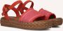 TOMS Dames Abby Maat: 36 Materiaal: Textiel Kleur: Rood - Thumbnail 1