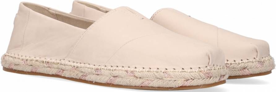 TOMS Taupe Espadrilles Macadamia Leather Wm Esp