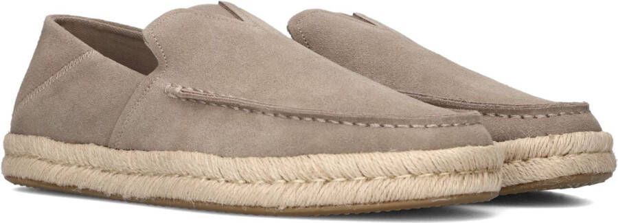 TOMS Alonso loafers van suède Taupe Suede Espadrilles Heren