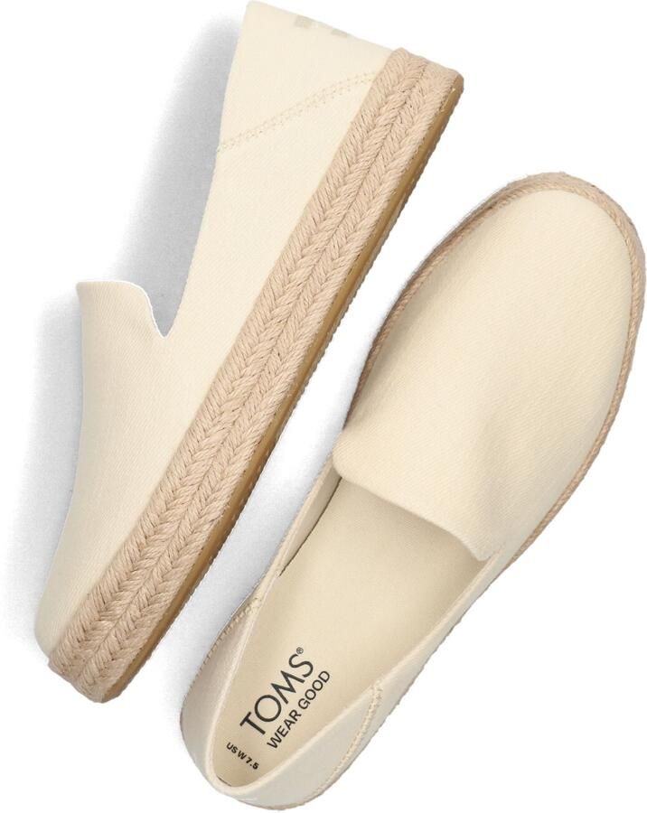 TOMS Espadrilles Dames Carolina Maat: 36 Materiaal: Canvas Kleur: Beige