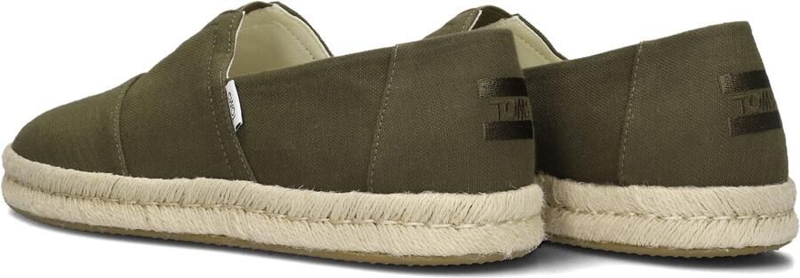 TOMS Espadrilles Dames Instappers Herenschoenen Canvas Alp Rope 2.0 canv Groen - Foto 5