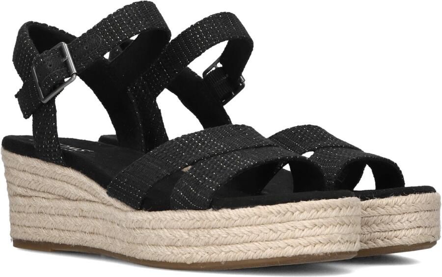 TOMS Sandalen Dames Audrey Maat: 41 Materiaal: Textiel Kleur: Zwart