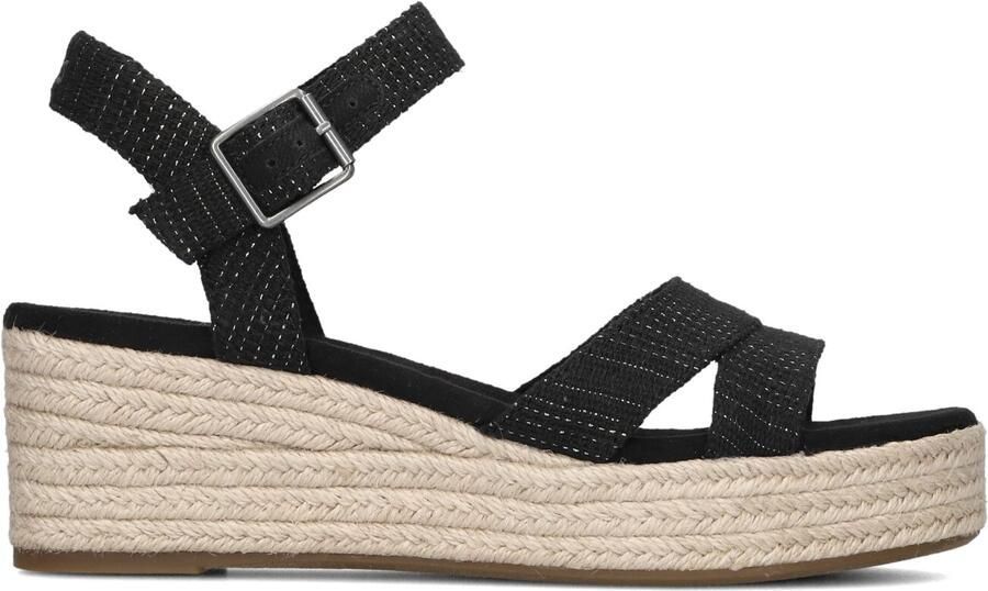TOMS Sandalen Dames Audrey Maat: 41 Materiaal: Textiel Kleur: Zwart - Foto 3
