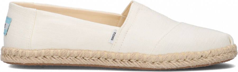 TOMS Beige Espadrilles met Jute Zool Beige Dames