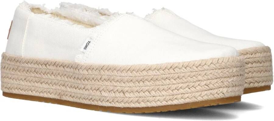 TOMS Espadrilles Dames Valencia Maat: 41 Materiaal: Canvas Kleur: Wit