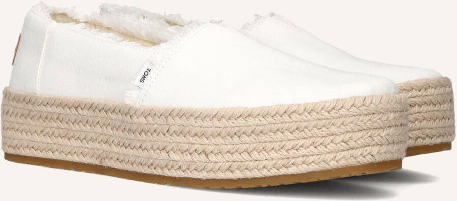 TOMS Espadrilles Dames Valencia Maat: 37 Materiaal: Canvas Kleur: Wit