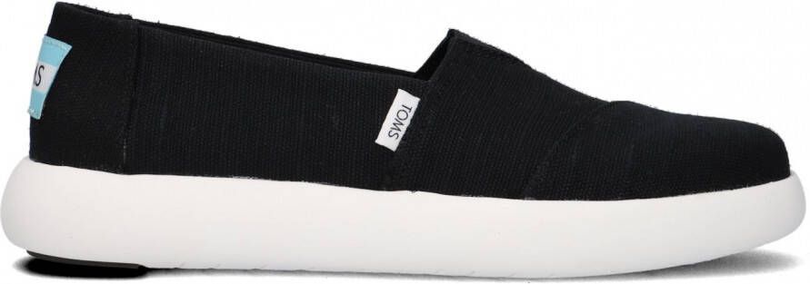 TOMS Alpargata mallow Zwart Canvas Lage sneakers Dames