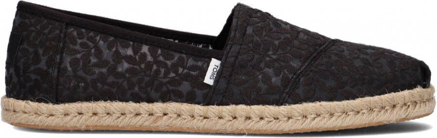 TOMS Alpargata rope Zwart Nylon Espadrilles Dames