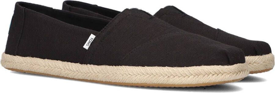 TOMS Alpargata rope Zwart Katoen Espadrilles Dames