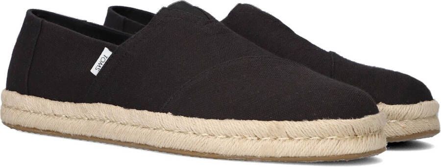 TOMS Shoes ALPARGATA ROPE 2.0 Volwassenen Instappers Zwart