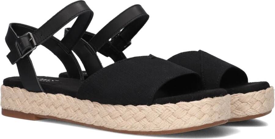 TOMS Zwarte Kruisband Sandalen Abby Black Dames