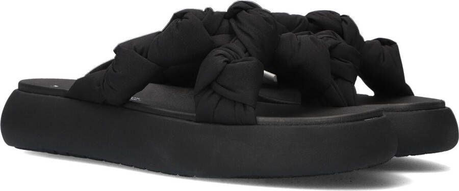 TOMS Zwarte Slippers Alpargata Mallow Crossover Knot