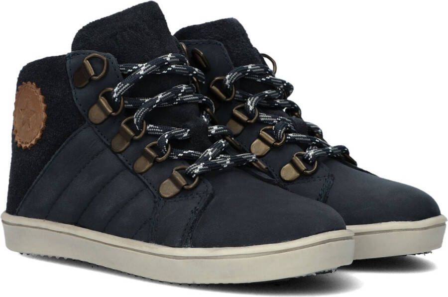 Ton & Ton Blauwe Hoge Sneaker Bjarn