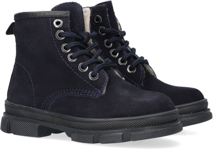 Ton & Ton Klara Veterboots Laarzen Met Veters Meisjes Blauw