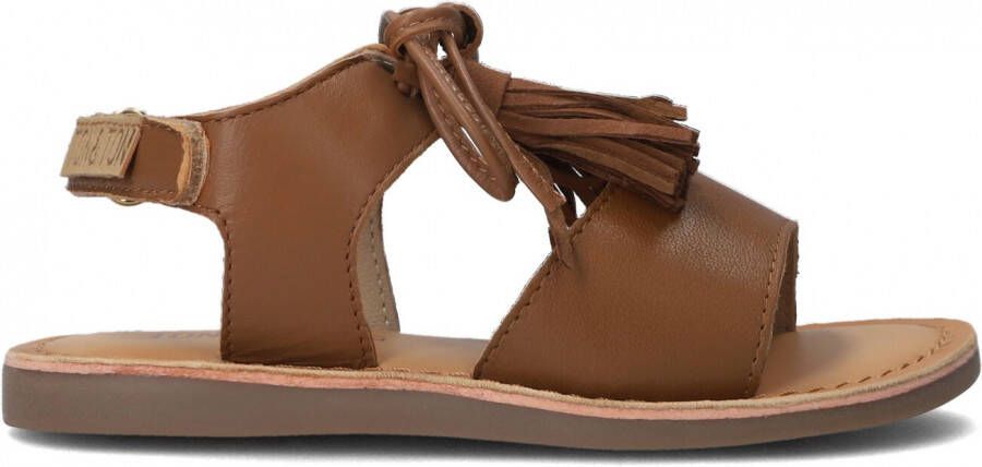 Ton & Ton Meisjes Sandalen Karyna Bruin Leer