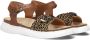 Ton & Ton Sillia Sandalen Meisjes Kids Cognac - Thumbnail 1