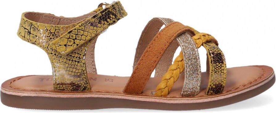 Ton & Ton Pl_om007 Sandalen Meisjes Kids Geel