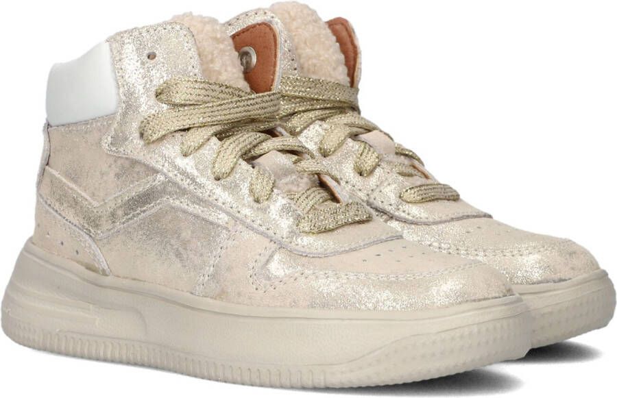 Ton & Ton Swann Hoge sneakers Leren Sneaker Meisjes Kids Goud