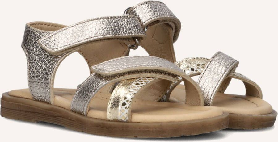Ton & Ton Meisjes Platte sandalen Male Goud Leer Normale zool